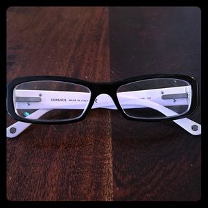 Versace eyeglass frames.